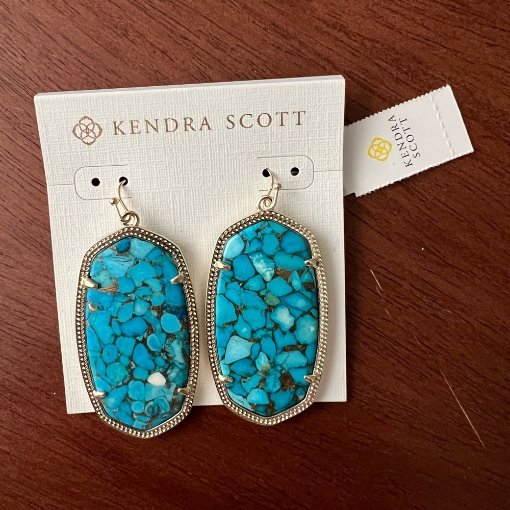 Kendra Scott Turquoise Drop Earrings